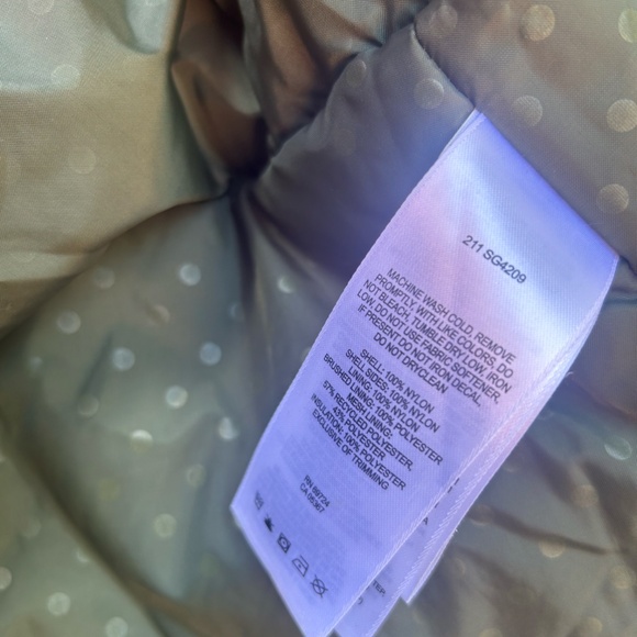 Girls Columbia Hooded Winter Coat - Size 14/16 - Pink/Gray/Olive - Picture 7 of 12